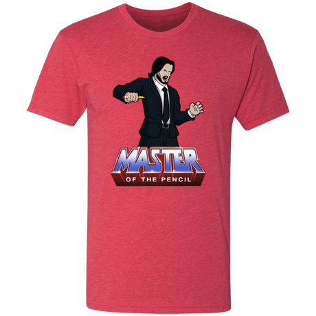 T-Shirts Vintage Red / S Master of the Pencil Men's Triblend T-Shirt