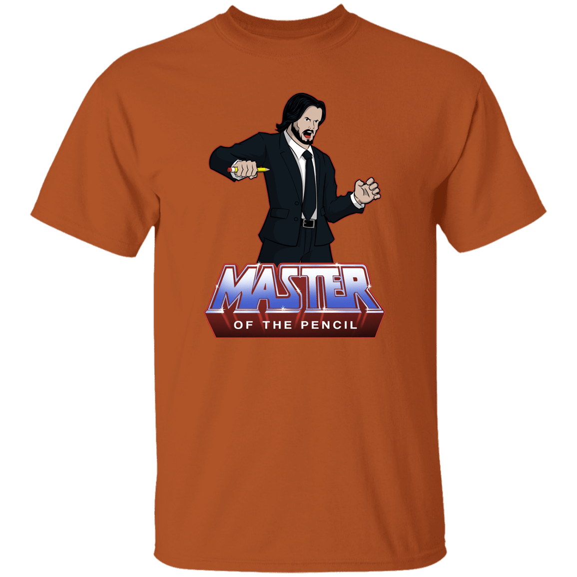 T-Shirts Texas Orange / S Master of the Pencil T-Shirt
