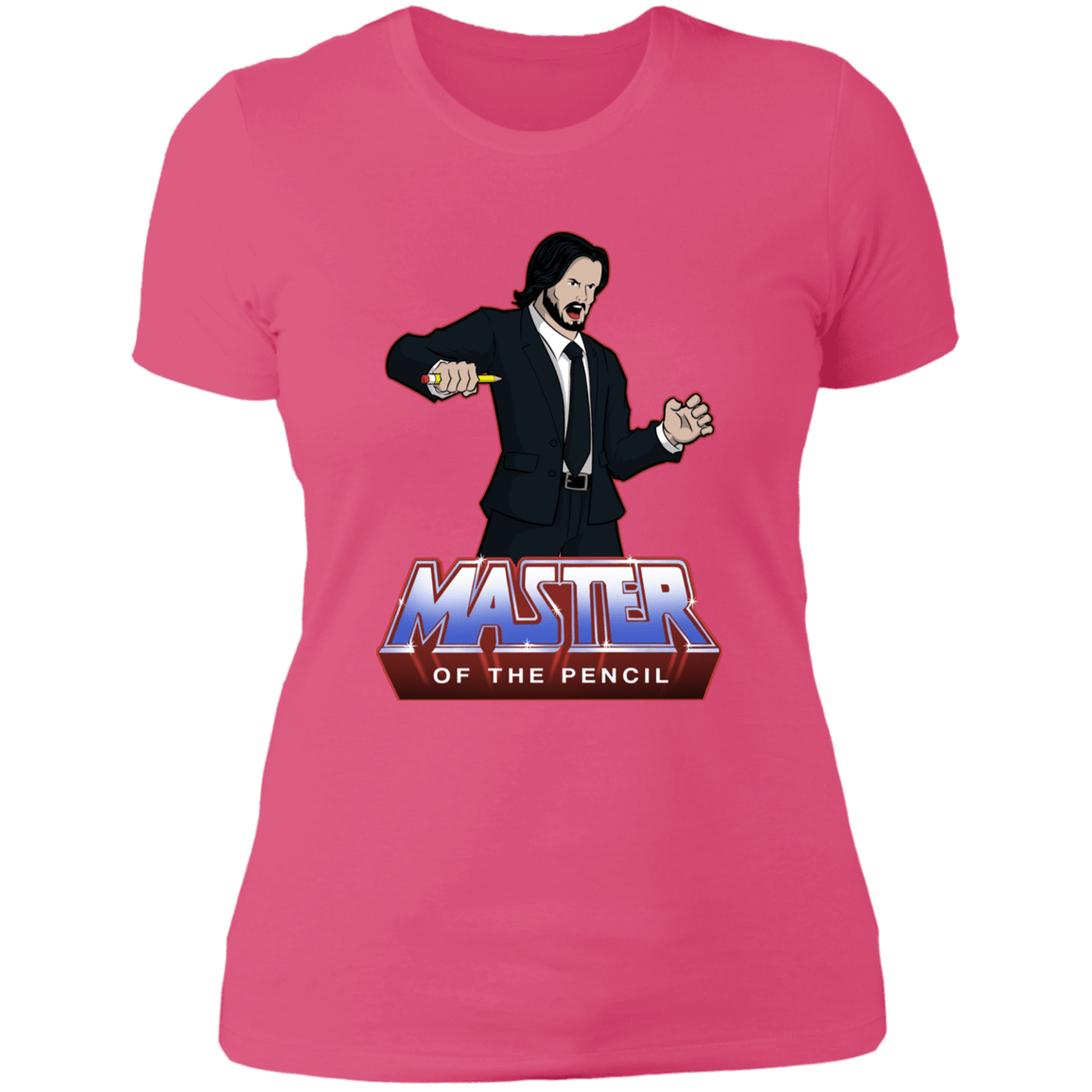 T-Shirts Hot Pink / S Master of the Pencil Women's Premium T-Shirt