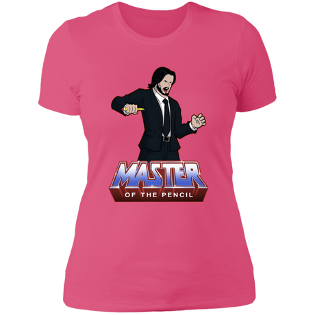 T-Shirts Hot Pink / S Master of the Pencil Women's Premium T-Shirt