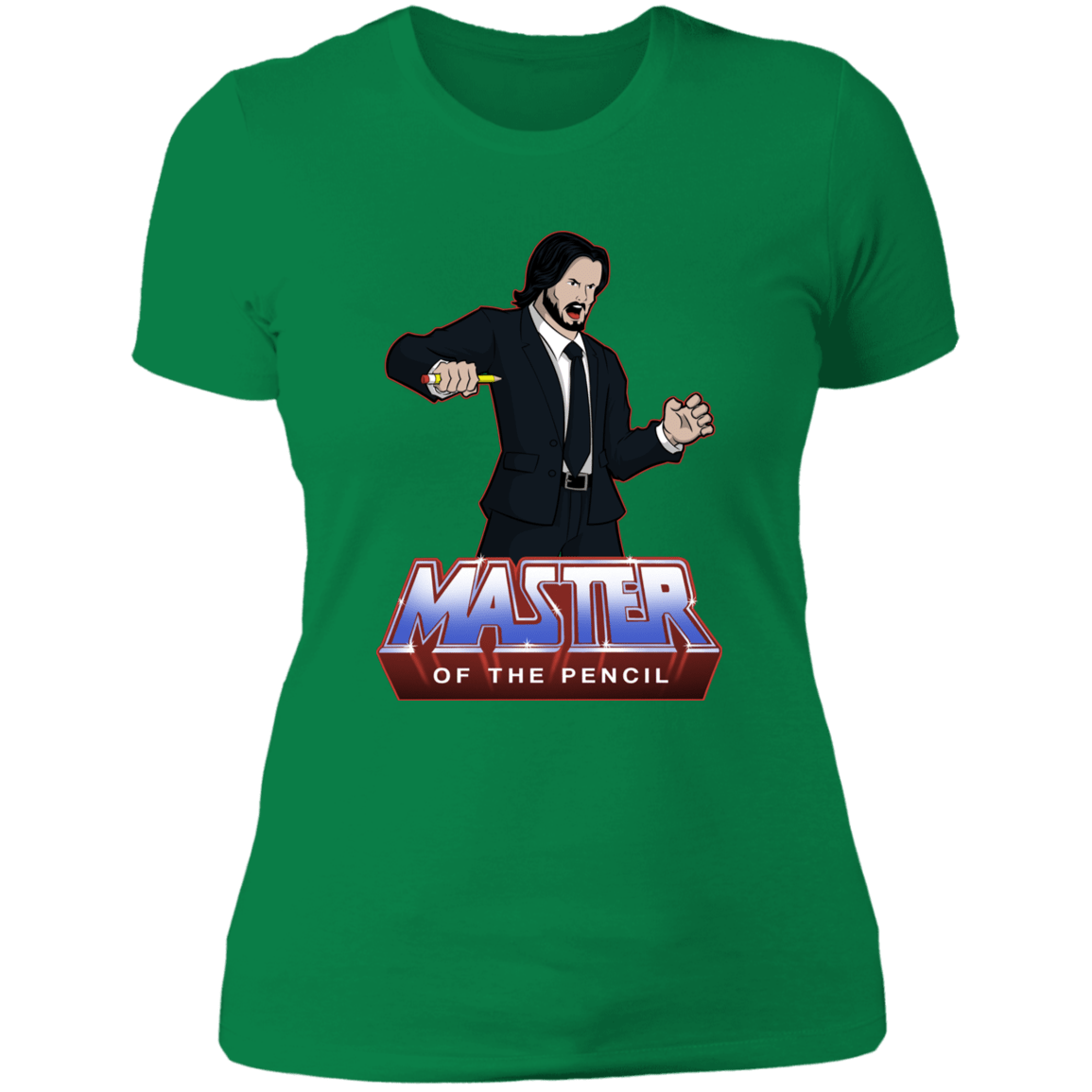 T-Shirts Kelly Green / S Master of the Pencil Women's Premium T-Shirt