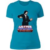 T-Shirts Turquoise / S Master of the Pencil Women's Premium T-Shirt