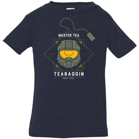 T-Shirts Navy / 6 Months Master Tea - The Original Halo Teabagger Infant Premium T-Shirt