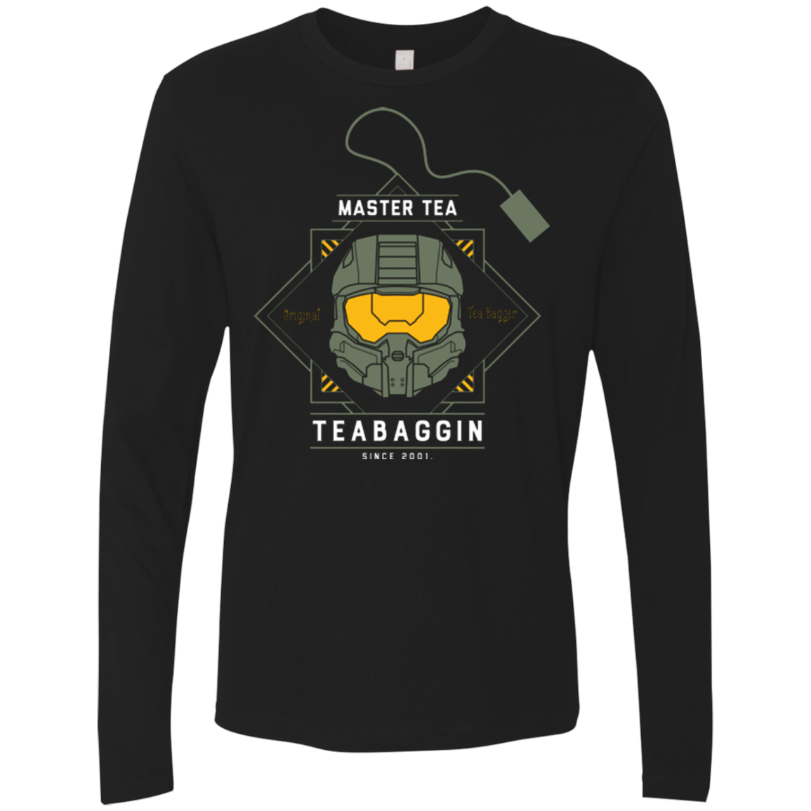 T-Shirts Black / Small Master Tea - The Original Halo Teabagger Men's Premium Long Sleeve