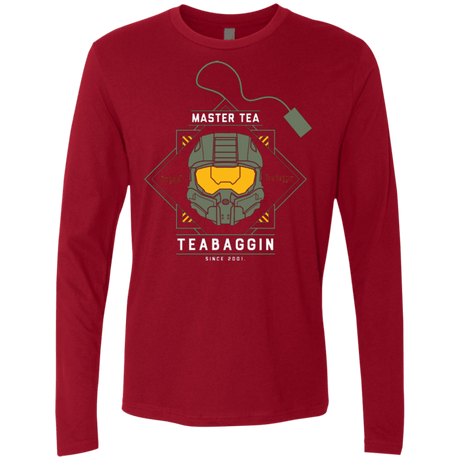 T-Shirts Cardinal / Small Master Tea - The Original Halo Teabagger Men's Premium Long Sleeve