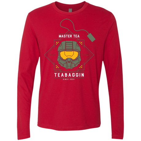 T-Shirts Red / Small Master Tea - The Original Halo Teabagger Men's Premium Long Sleeve