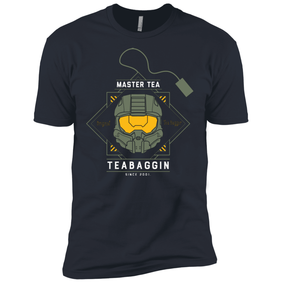 T-Shirts Indigo / X-Small Master Tea - The Original Halo Teabagger Men's Premium T-Shirt