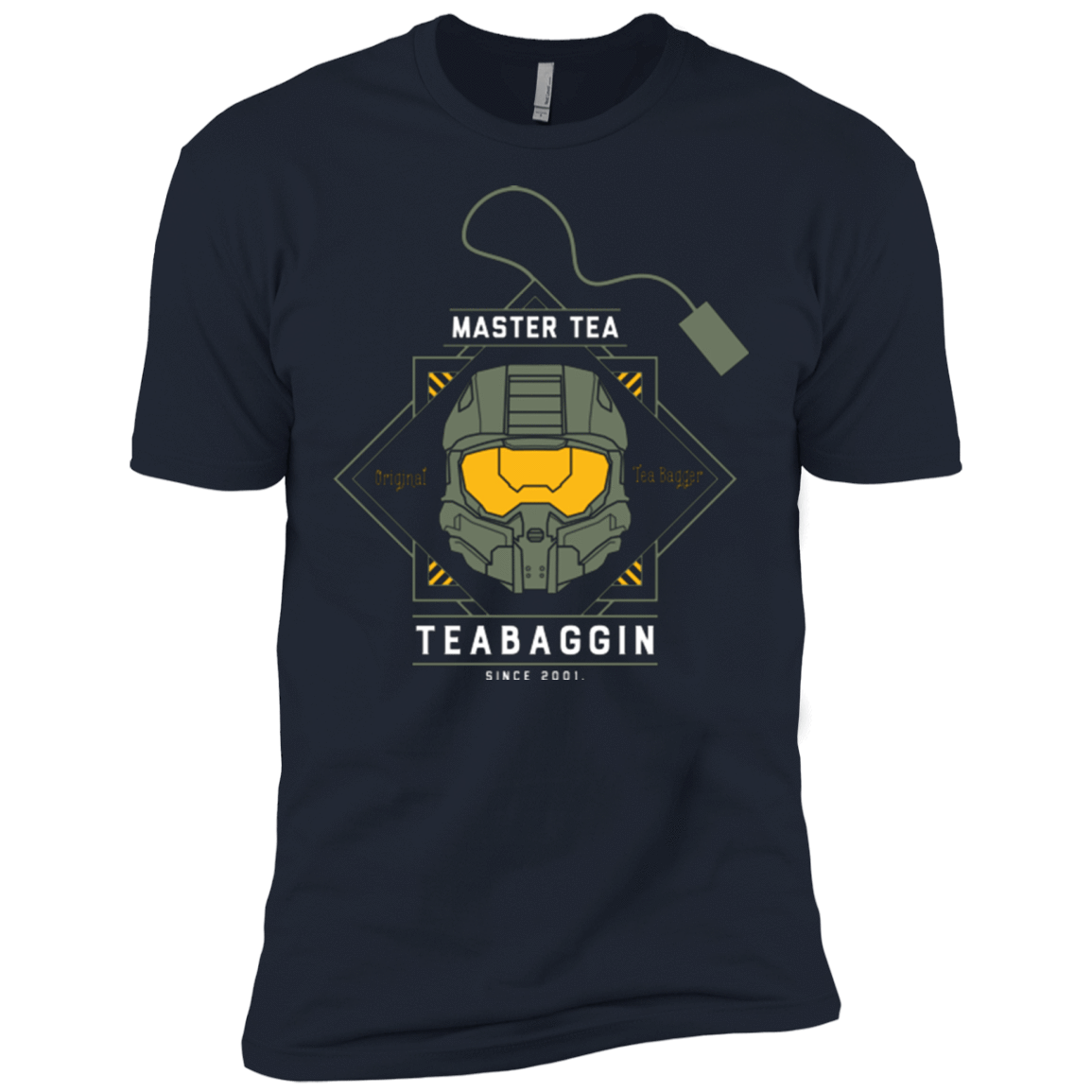 T-Shirts Midnight Navy / X-Small Master Tea - The Original Halo Teabagger Men's Premium T-Shirt