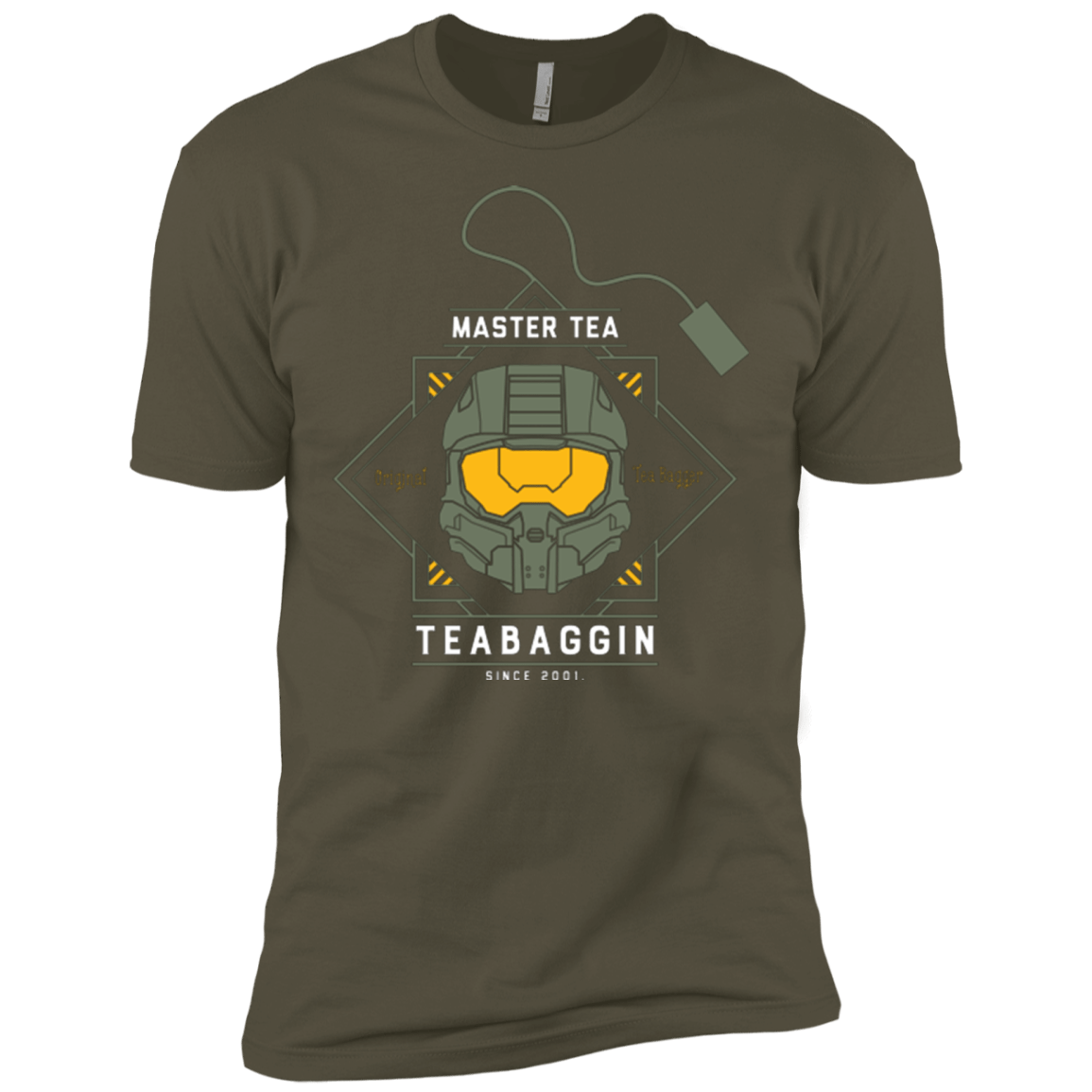 T-Shirts Military Green / X-Small Master Tea - The Original Halo Teabagger Men's Premium T-Shirt