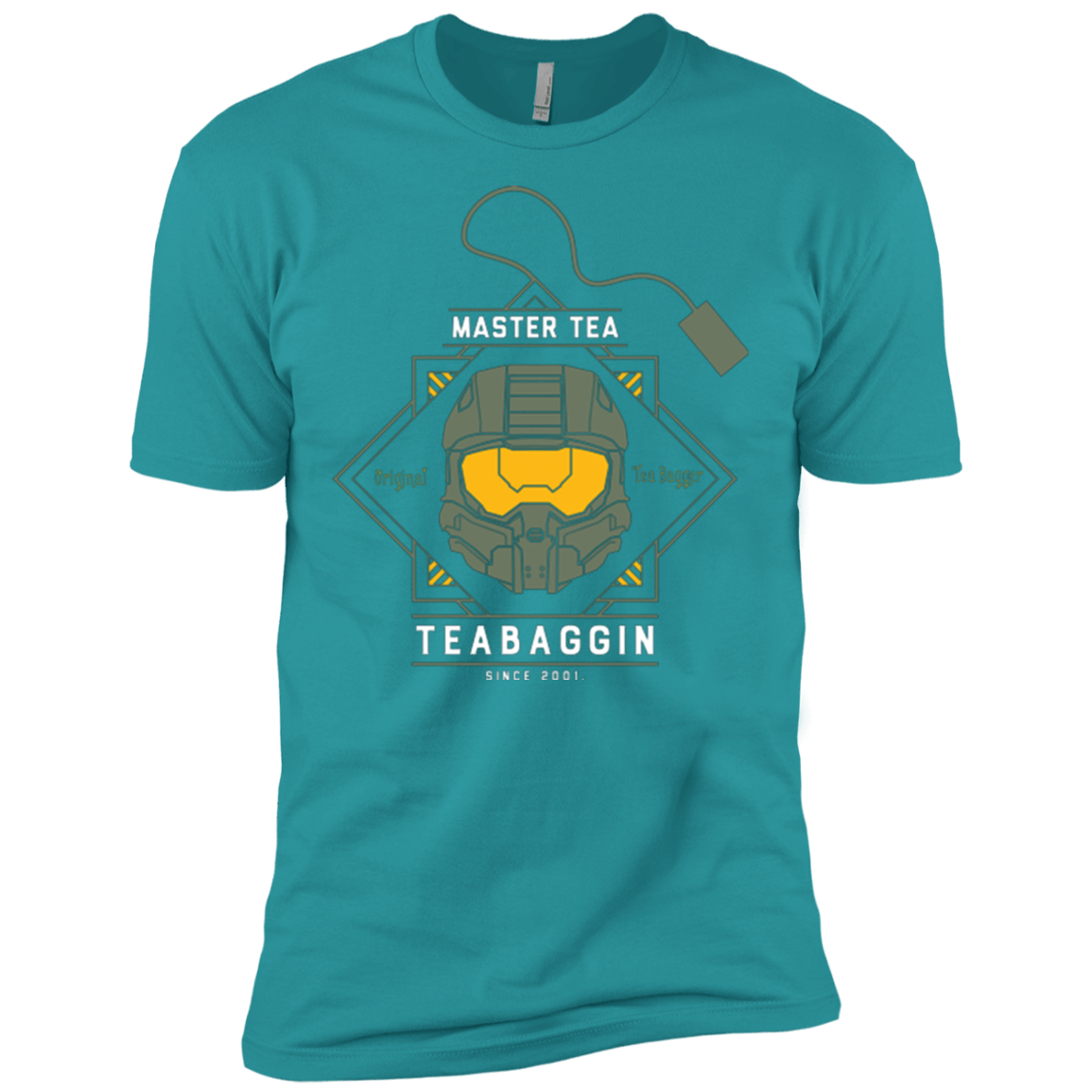 T-Shirts Tahiti Blue / X-Small Master Tea - The Original Halo Teabagger Men's Premium T-Shirt