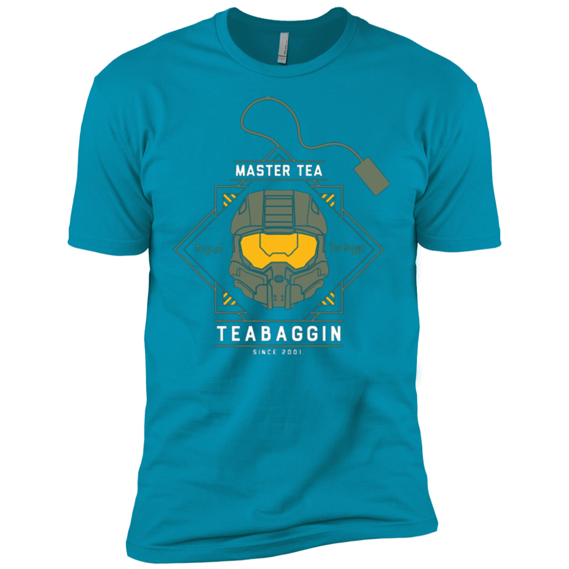 T-Shirts Turquoise / X-Small Master Tea - The Original Halo Teabagger Men's Premium T-Shirt