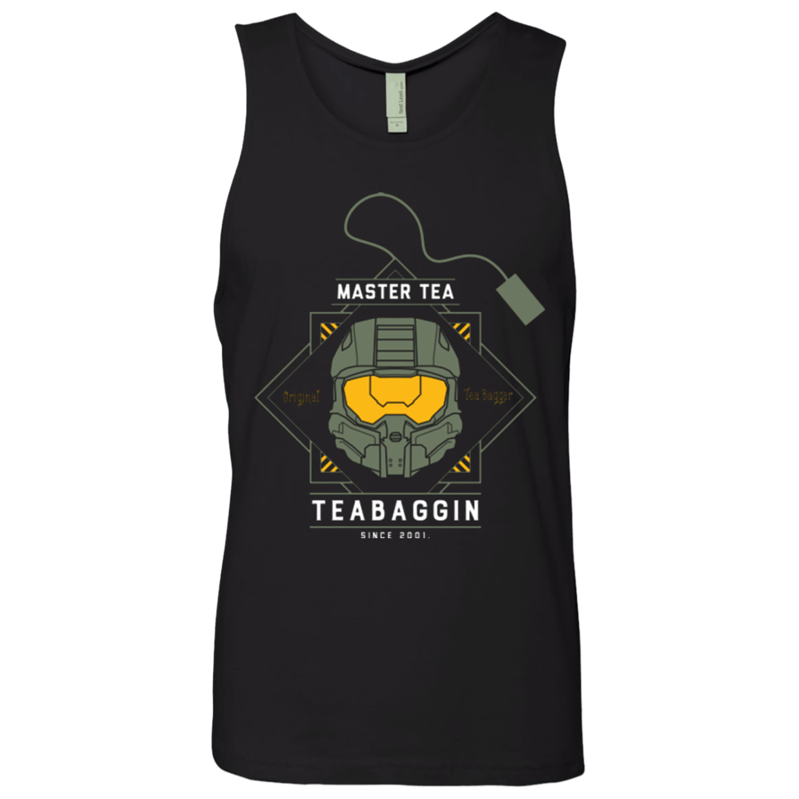 T-Shirts Black / Small Master Tea - The Original Halo Teabagger Men's Premium Tank Top