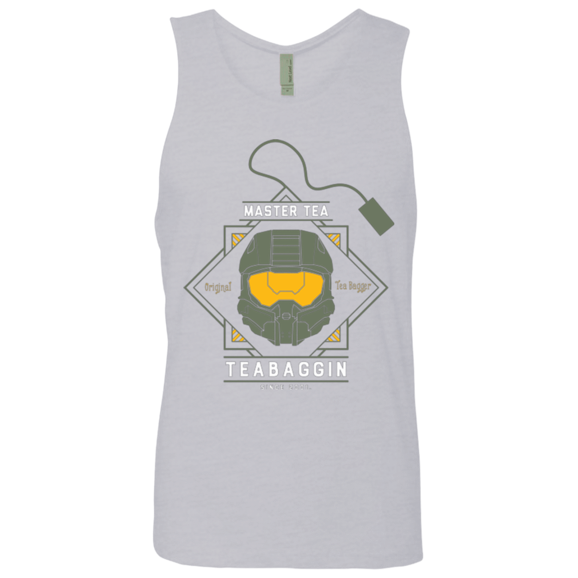 T-Shirts Heather Grey / Small Master Tea - The Original Halo Teabagger Men's Premium Tank Top