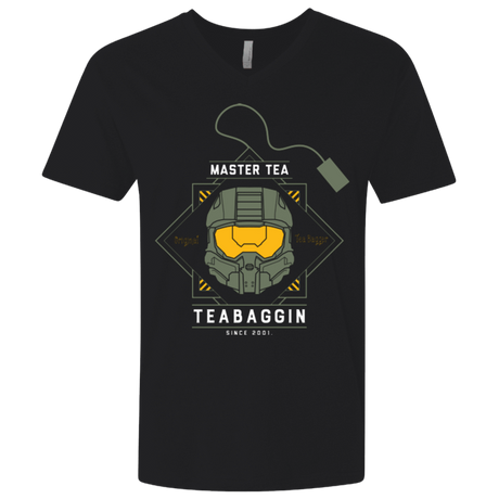 T-Shirts Black / X-Small Master Tea - The Original Halo Teabagger Men's Premium V-Neck