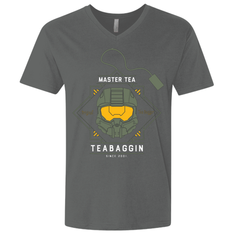 T-Shirts Heavy Metal / X-Small Master Tea - The Original Halo Teabagger Men's Premium V-Neck