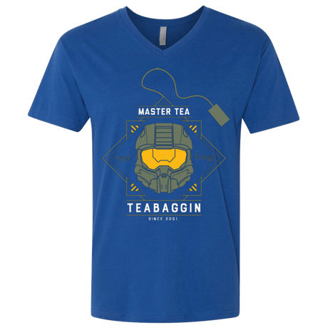 T-Shirts Royal / X-Small Master Tea - The Original Halo Teabagger Men's Premium V-Neck
