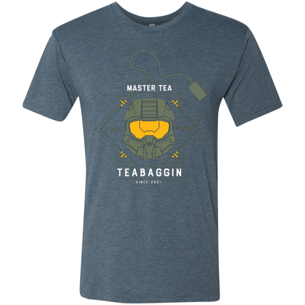 T-Shirts Indigo / Small Master Tea - The Original Halo Teabagger Men's Triblend T-Shirt