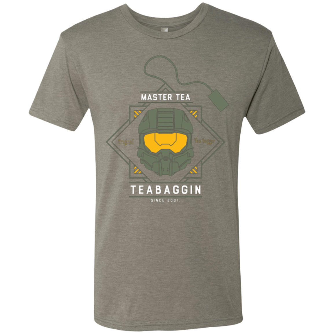T-Shirts Venetian Grey / Small Master Tea - The Original Halo Teabagger Men's Triblend T-Shirt