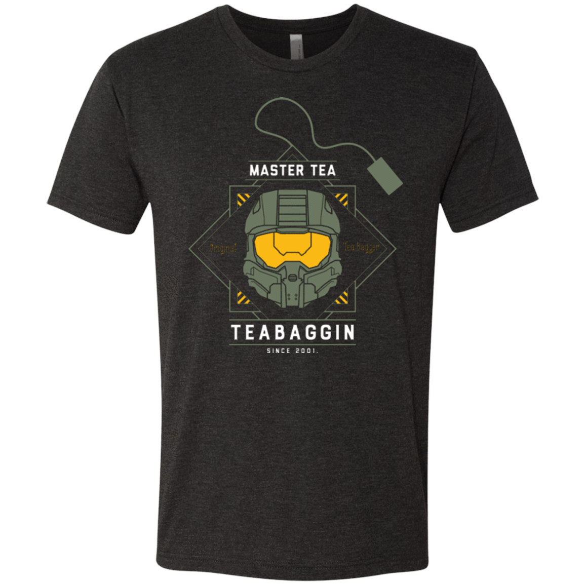 T-Shirts Vintage Black / Small Master Tea - The Original Halo Teabagger Men's Triblend T-Shirt