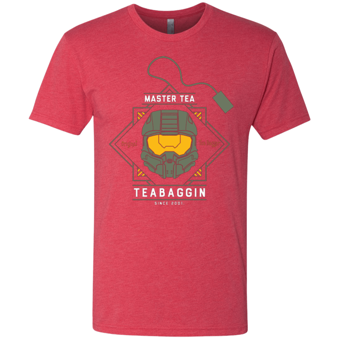 T-Shirts Vintage Red / Small Master Tea - The Original Halo Teabagger Men's Triblend T-Shirt