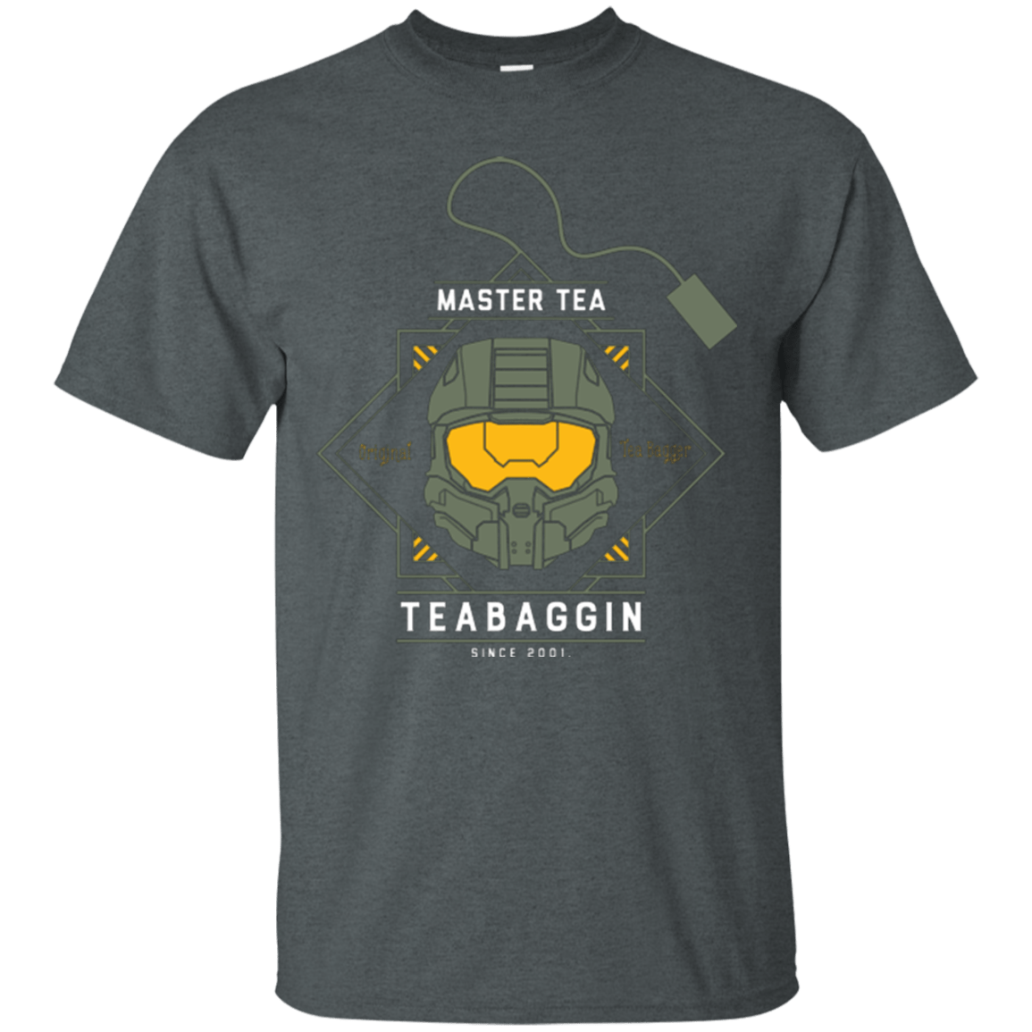 T-Shirts Dark Heather / Small Master Tea - The Original Halo Teabagger T-Shirt