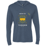 T-Shirts Indigo / X-Small Master Tea - The Original Halo Teabagger Triblend Long Sleeve Hoodie Tee