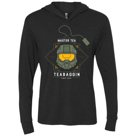 T-Shirts Vintage Black / X-Small Master Tea - The Original Halo Teabagger Triblend Long Sleeve Hoodie Tee