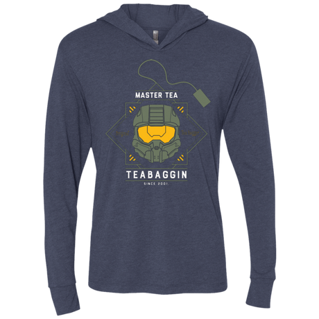 T-Shirts Vintage Navy / X-Small Master Tea - The Original Halo Teabagger Triblend Long Sleeve Hoodie Tee
