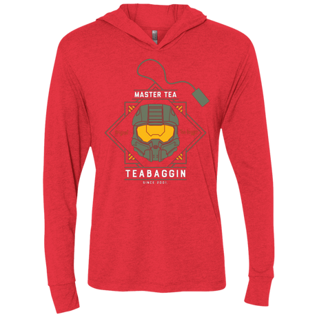 T-Shirts Vintage Red / X-Small Master Tea - The Original Halo Teabagger Triblend Long Sleeve Hoodie Tee