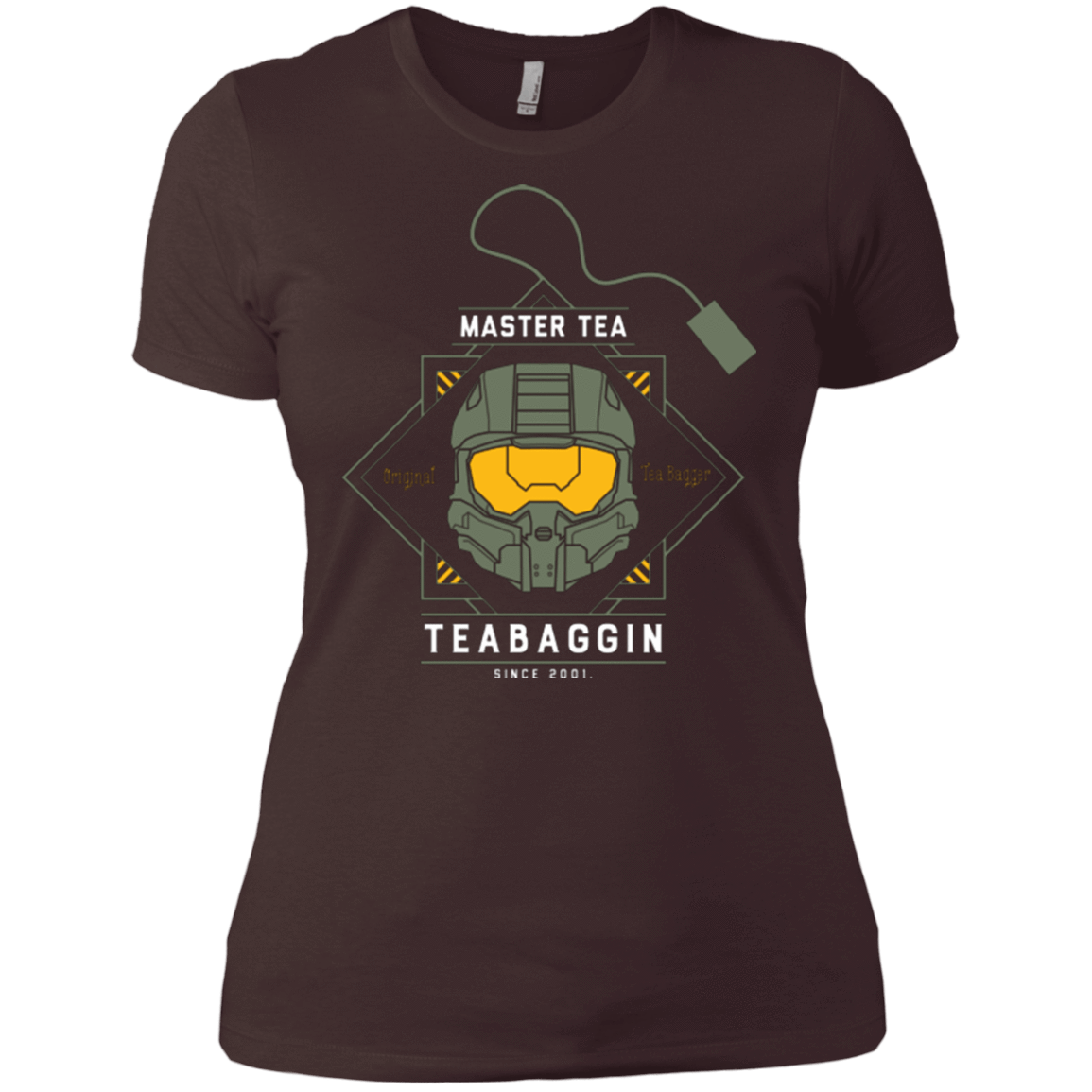 T-Shirts Dark Chocolate / X-Small Master Tea - The Original Halo Teabagger Women's Premium T-Shirt