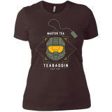 T-Shirts Dark Chocolate / X-Small Master Tea - The Original Halo Teabagger Women's Premium T-Shirt