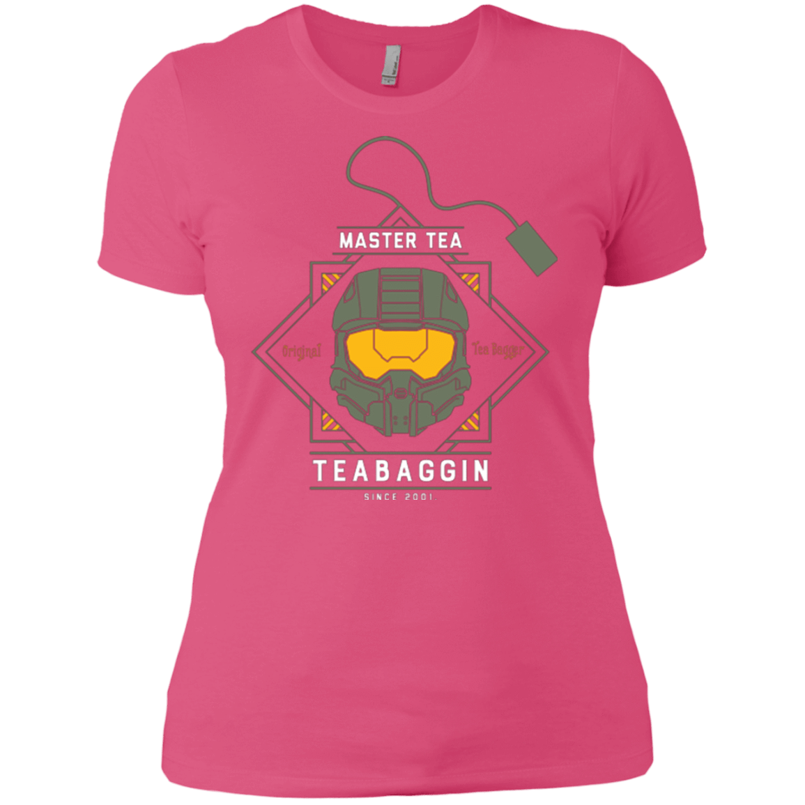 T-Shirts Hot Pink / X-Small Master Tea - The Original Halo Teabagger Women's Premium T-Shirt