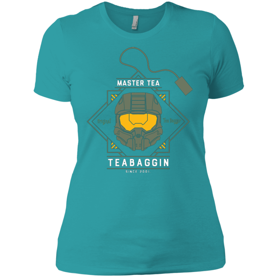 T-Shirts Tahiti Blue / X-Small Master Tea - The Original Halo Teabagger Women's Premium T-Shirt