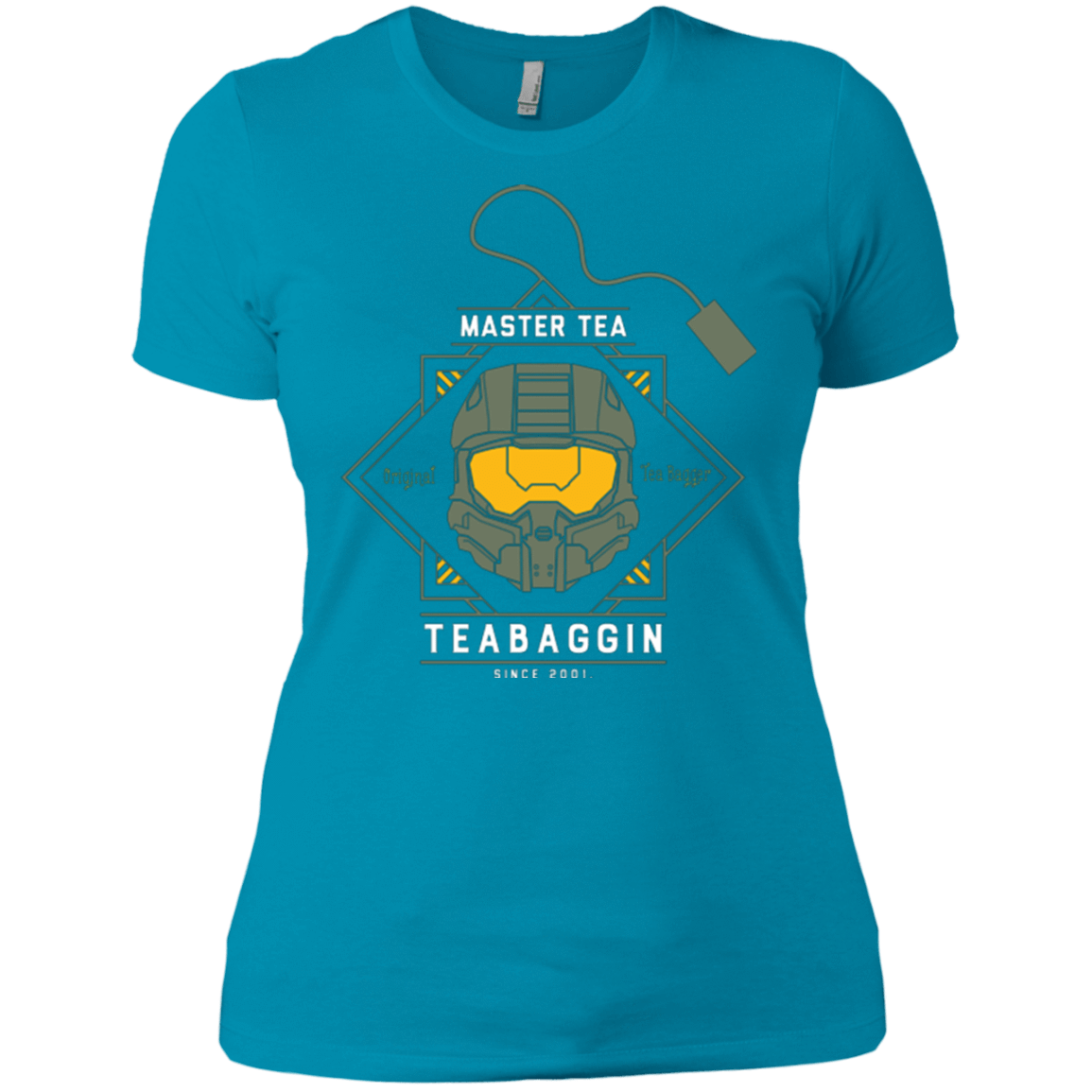 T-Shirts Turquoise / X-Small Master Tea - The Original Halo Teabagger Women's Premium T-Shirt