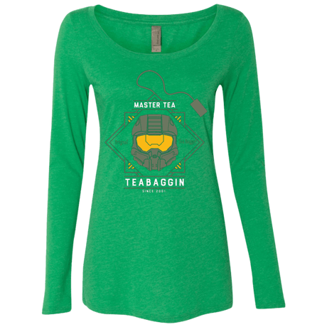 T-Shirts Envy / Small Master Tea - The Original Halo Teabagger Women's Triblend Long Sleeve Shirt
