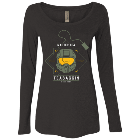 T-Shirts Vintage Black / Small Master Tea - The Original Halo Teabagger Women's Triblend Long Sleeve Shirt