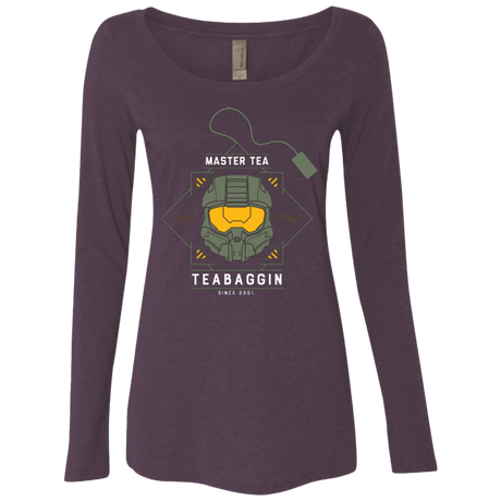 T-Shirts Vintage Purple / Small Master Tea - The Original Halo Teabagger Women's Triblend Long Sleeve Shirt