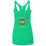 T-Shirts Envy / X-Small Master Tea - The Original Halo Teabagger Women's Triblend Racerback Tank