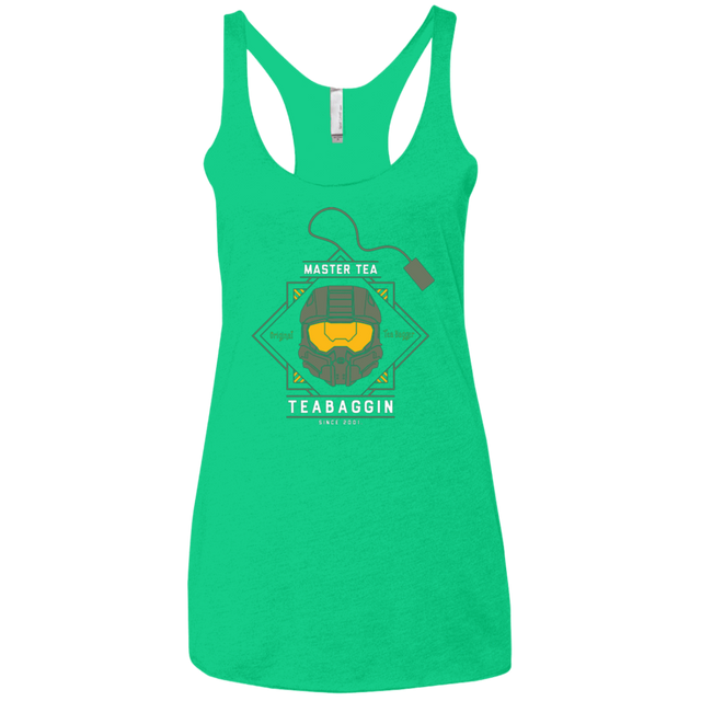T-Shirts Envy / X-Small Master Tea - The Original Halo Teabagger Women's Triblend Racerback Tank