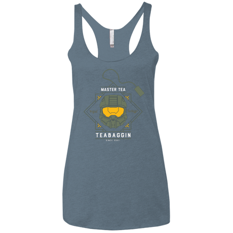T-Shirts Indigo / X-Small Master Tea - The Original Halo Teabagger Women's Triblend Racerback Tank