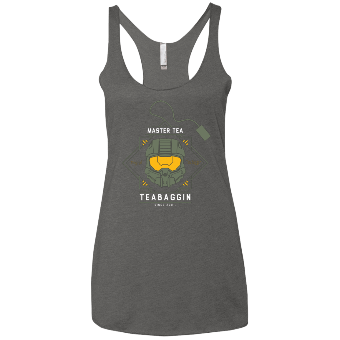 T-Shirts Premium Heather / X-Small Master Tea - The Original Halo Teabagger Women's Triblend Racerback Tank