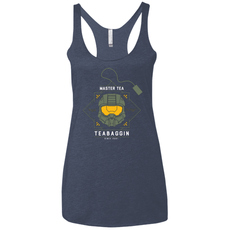 T-Shirts Vintage Navy / X-Small Master Tea - The Original Halo Teabagger Women's Triblend Racerback Tank