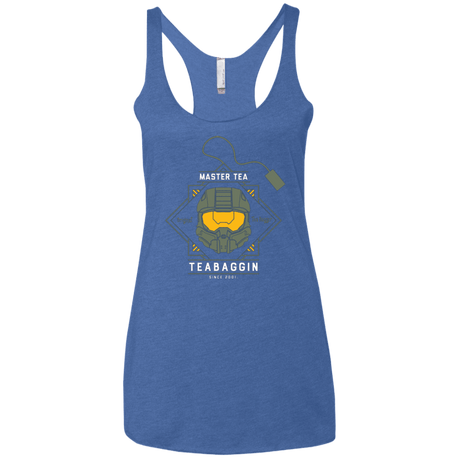 T-Shirts Vintage Royal / X-Small Master Tea - The Original Halo Teabagger Women's Triblend Racerback Tank