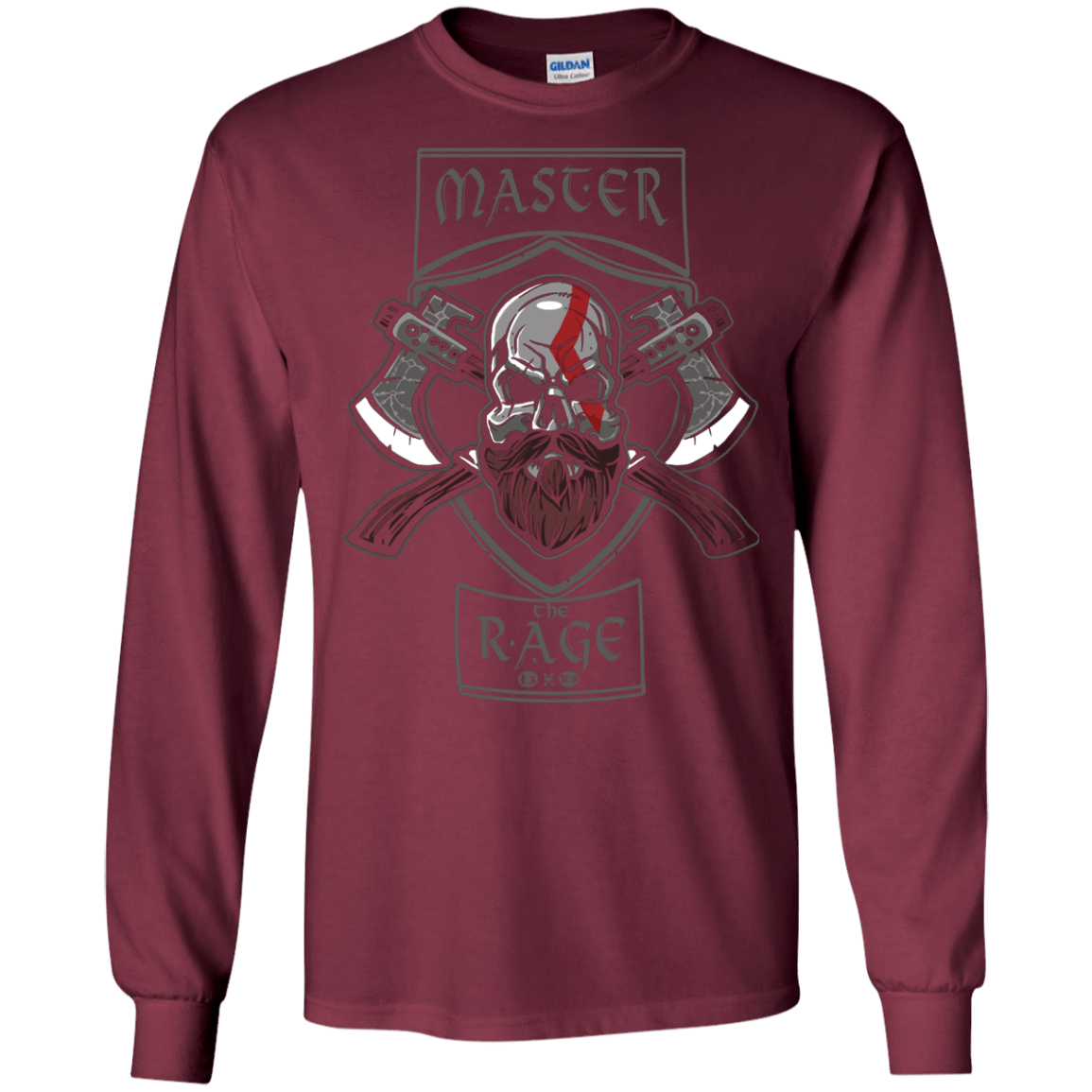 T-Shirts Maroon / S Master The Rage Men's Long Sleeve T-Shirt