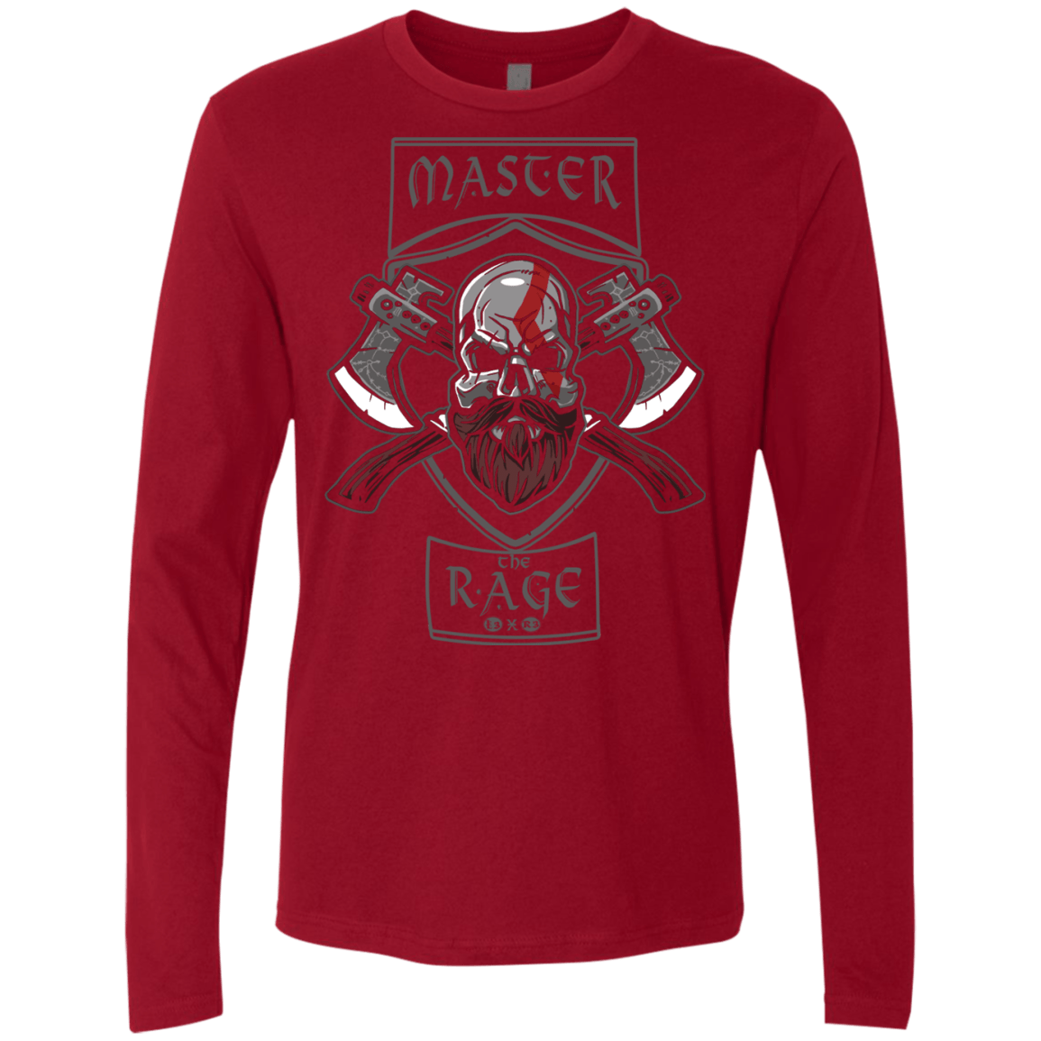T-Shirts Cardinal / S Master The Rage Men's Premium Long Sleeve