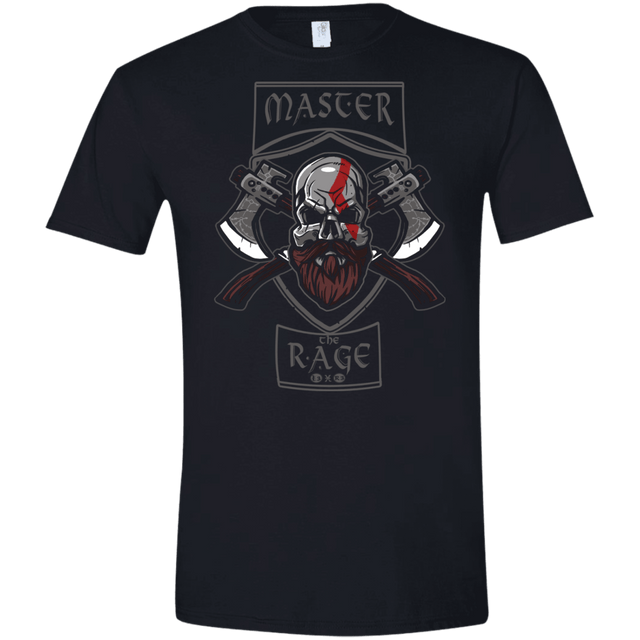 T-Shirts Black / X-Small Master The Rage Men's Semi-Fitted Softstyle