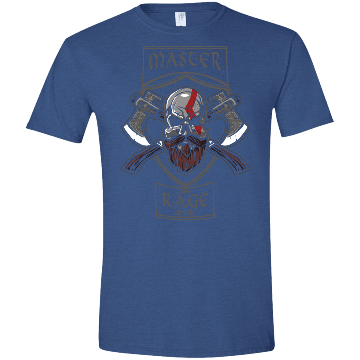 T-Shirts Heather Royal / X-Small Master The Rage Men's Semi-Fitted Softstyle