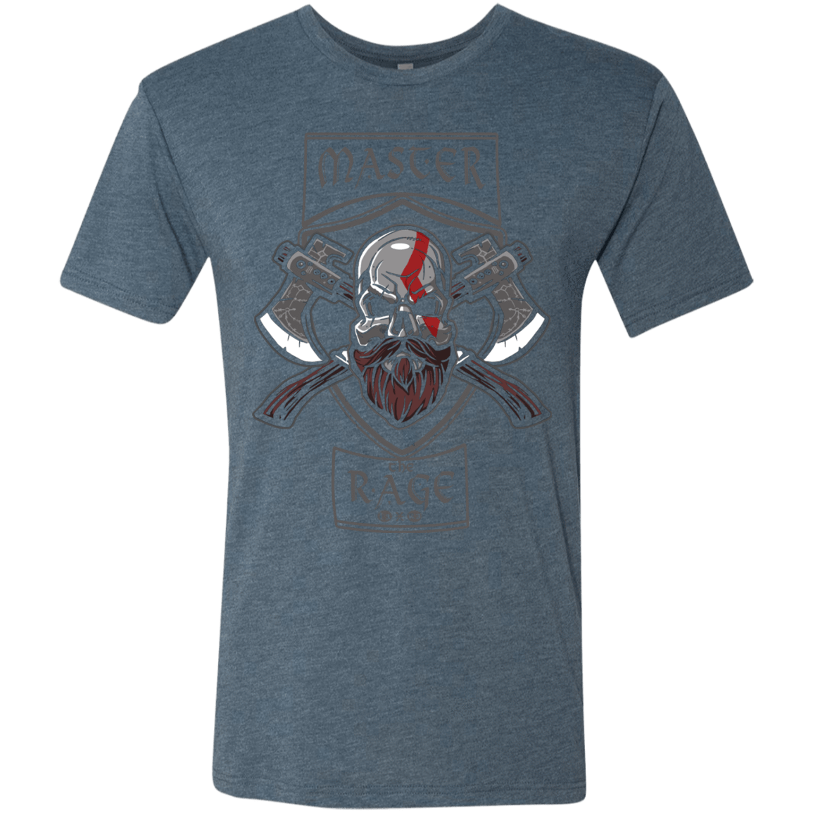 T-Shirts Indigo / S Master The Rage Men's Triblend T-Shirt