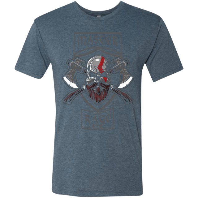 T-Shirts Indigo / S Master The Rage Men's Triblend T-Shirt