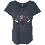 T-Shirts Vintage Navy / X-Small Master The Rage Triblend Dolman Sleeve